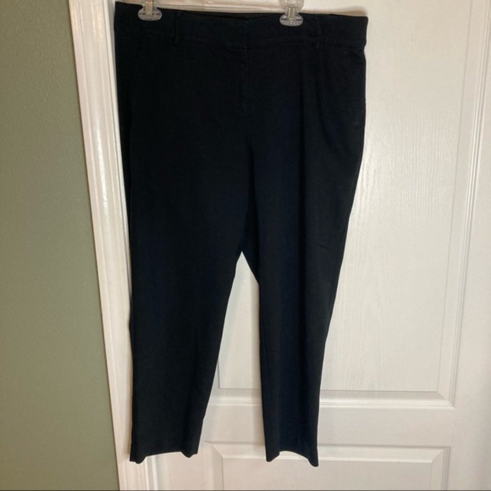 Lane Bryant Ankle Stretch 16 Black Curvy Hip Thigh